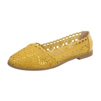 Damen Ballerinas - gelb