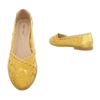 Damen Ballerinas - gelb