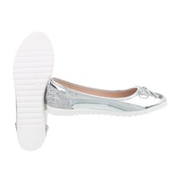 Damen Ballerinas - silver