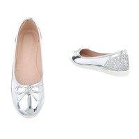 Damen Ballerinas - silver
