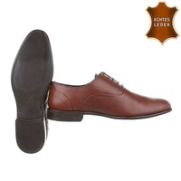 Leder Herren Businessschuhe von COOLWALK tan