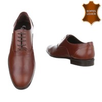 Leder Herren Businessschuhe von COOLWALK tan