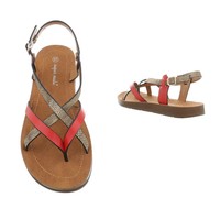 Damen Sandalen - rot