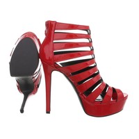 Damen Open Schuh - rot