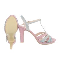 Damen High Heels mit Peeptoe - Pink