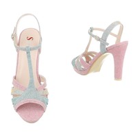 Damen High Heels mit Peeptoe - Pink