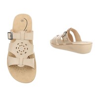 Damen Slipper mit ergonomischer Sohle - beige