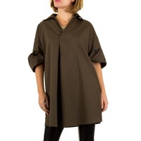 Damen Bluse Gr. one size - coffee
