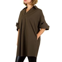 Damen Bluse Gr. one size - coffee