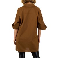 Damen Bluse Gr. one size - brown