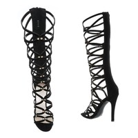 Damen Open Schuh - schwarz