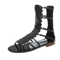 Damen Hohe Sandalen - schwarz