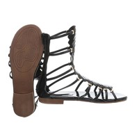 Damen Hohe Sandalen - schwarz