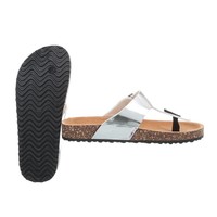 Ladies verstellbarer Pantoffel - Silber