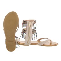 Damen Sandalen - taupe