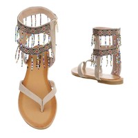 Damen Sandalen - taupe