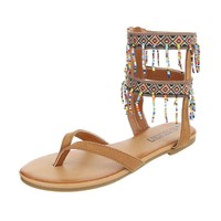 Damen Sandalen - Kamel