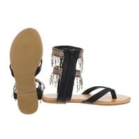 Damen Sandalen - schwarz