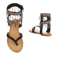 Damen Sandalen - schwarz
