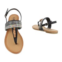 Damen Sandalen - schwarz