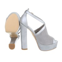 Damen Open Schuh - grau