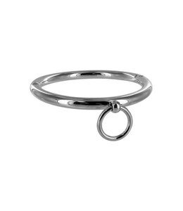 Master Series Stalen halsband met ring