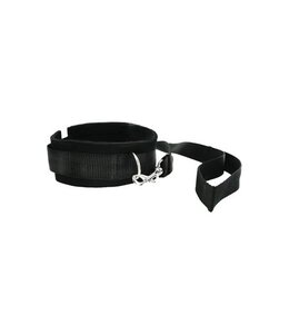 Frisky Riem en Halsband set - Zwart