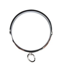 Bad Kitty Halsband met ronde ring - zilver