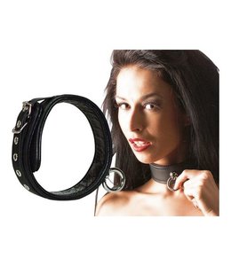 Zado Lederen halsband met ring