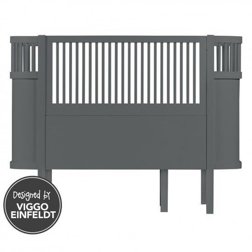 Sebra Sebra bed dark grey wood Sebra Sebra bed dark grey wood