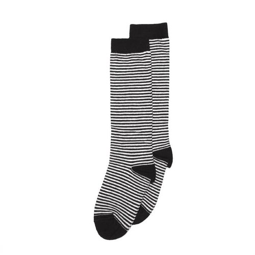 MINGO Knee socks b/w stripes kniesokken MINGO Knee socks b/w stripes kniesokken