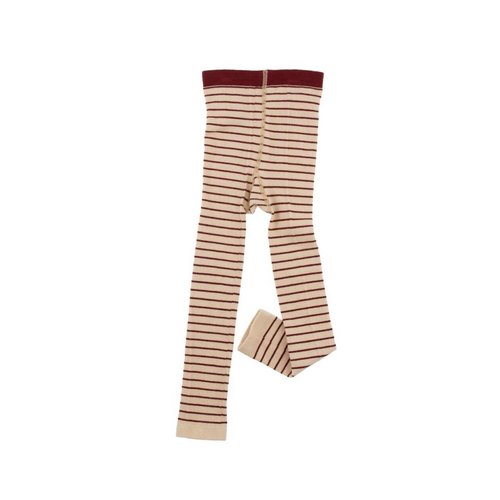 Tinycottons Stripes legging beige/bordeaux Tinycottons Stripes legging beige/bordeaux