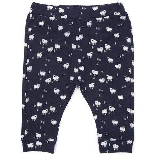 Emile et Ida Jersey harem pant Marine all-over Moutons Emile et Ida Jersey harem pant Marine all-over Moutons