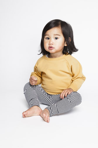 mingo Ocher sweater stripes legging