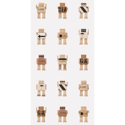 KEK Amsterdam Rijkswachters Robots wallpaper white KEK Amsterdam Rijkswachters Robots wallpaper white