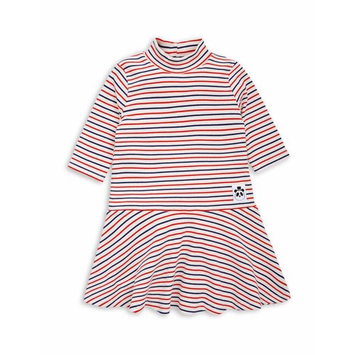 Mini Rodini Stripe rib Dance Dress offwhite Mini Rodini Stripe rib Dance Dress offwhite