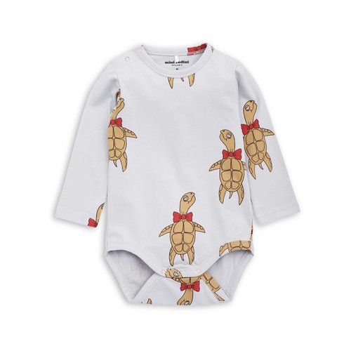 Mini Rodini Turtle LS Body grey Mini Rodini Turtle LS Body grey