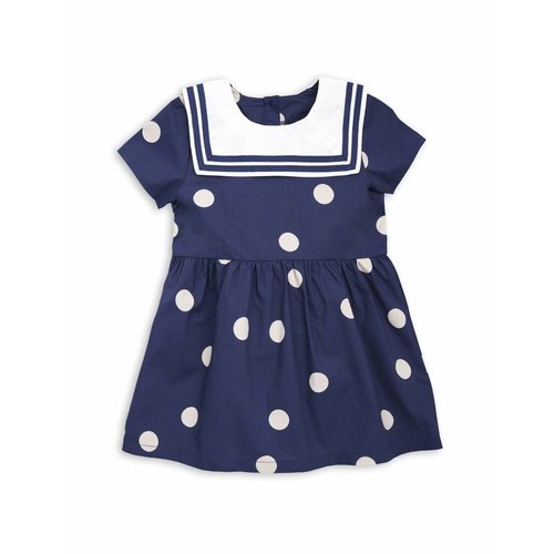 Mini Rodini Dot woven Sailor Dress navy Mini Rodini Dot woven Sailor Dress navy