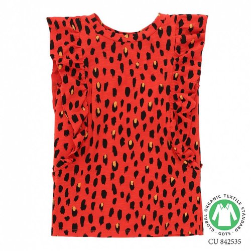Soft Gallery Aylin T-shirt AOP Pebbles Mega Flame Scarlet Soft Gallery Aylin T-shirt AOP Pebbles Mega Flame Scarlet