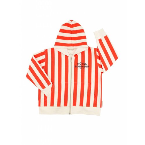 Tinycottons Hôtel Bonheur Staff Graphic FT Hoody vest Tinycottons Hôtel Bonheur Staff Graphic FT Hoody vest