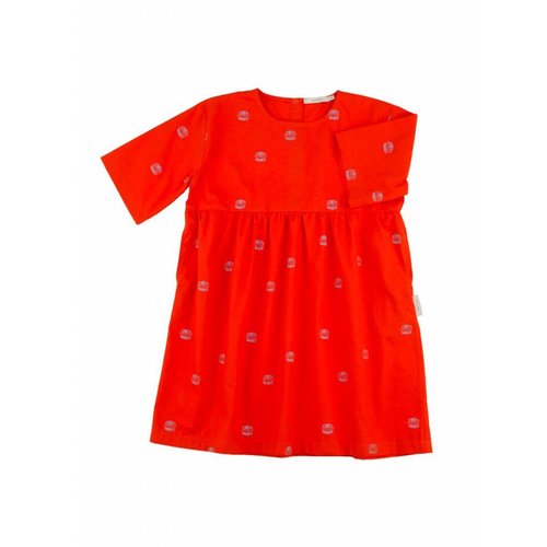 Tinycottons Club Sandwich wv Belled Dress jurk Tinycottons Club Sandwich wv Belled Dress jurk