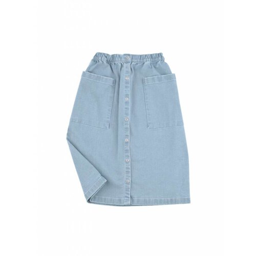 Tinycottons Button Down Denim Skirt Tinycottons Button Down Denim Skirt