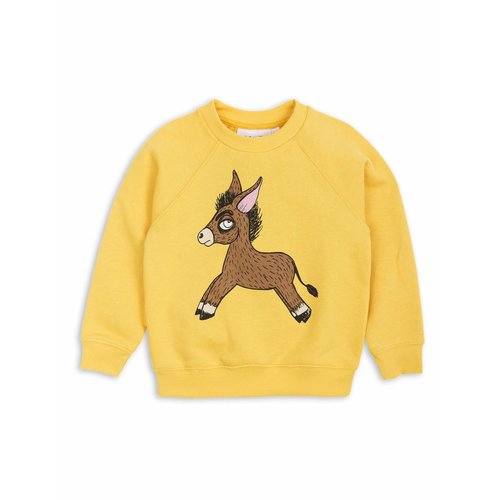 Mini Rodini Donkey SP Sweatshirt yellow Mini Rodini Donkey SP Sweatshirt yellow