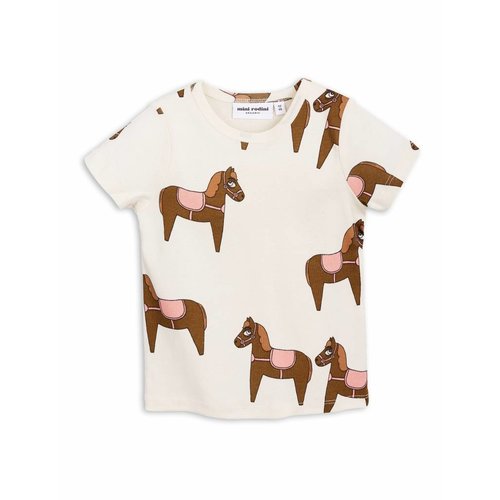 Mini Rodini Horse SS Tee Pink shirt Mini Rodini Horse SS Tee Pink shirt