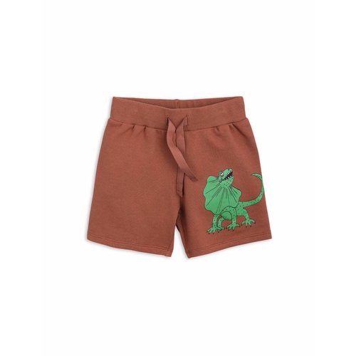 Mini Rodini Draco Sweatshorts Brown korte broek Mini Rodini Draco Sweatshorts Brown korte broek