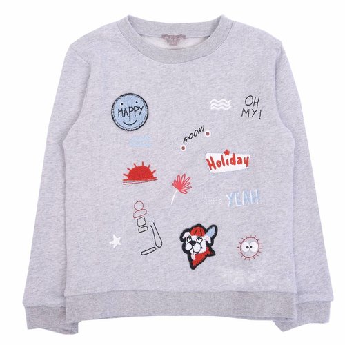 Emile et Ida Sweatshirt Gris Chine Emile et Ida Sweatshirt Gris Chine