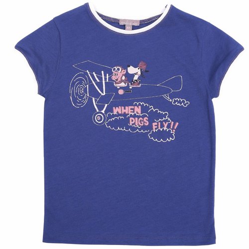 Emile et Ida Tee Shirt Outremer Aviateur Emile et Ida Tee Shirt Outremer Aviateur