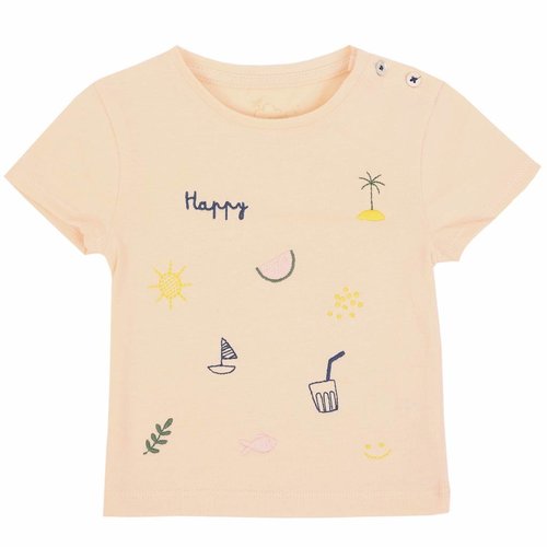 Emile et Ida Tee Shirt Beige Plage Emile et Ida Tee Shirt Beige Plage
