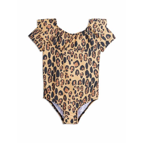 Mini Rodini Leopard SS Swimsuit Beige Mini Rodini Leopard SS Swimsuit Beige