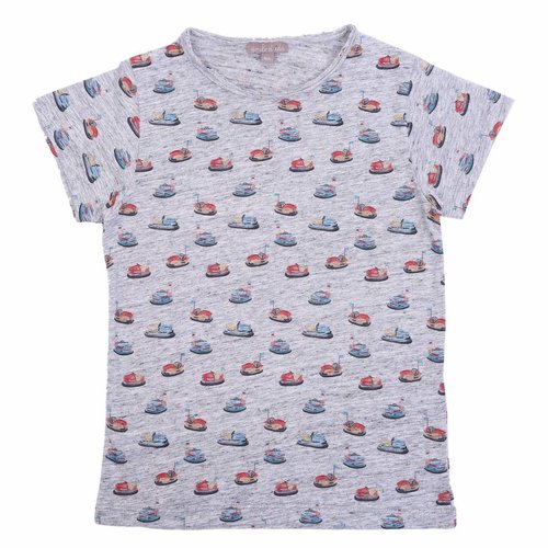 Emile et Ida Tee Shirt Gris Chine Auto Emile et Ida Tee Shirt Gris Chine Auto
